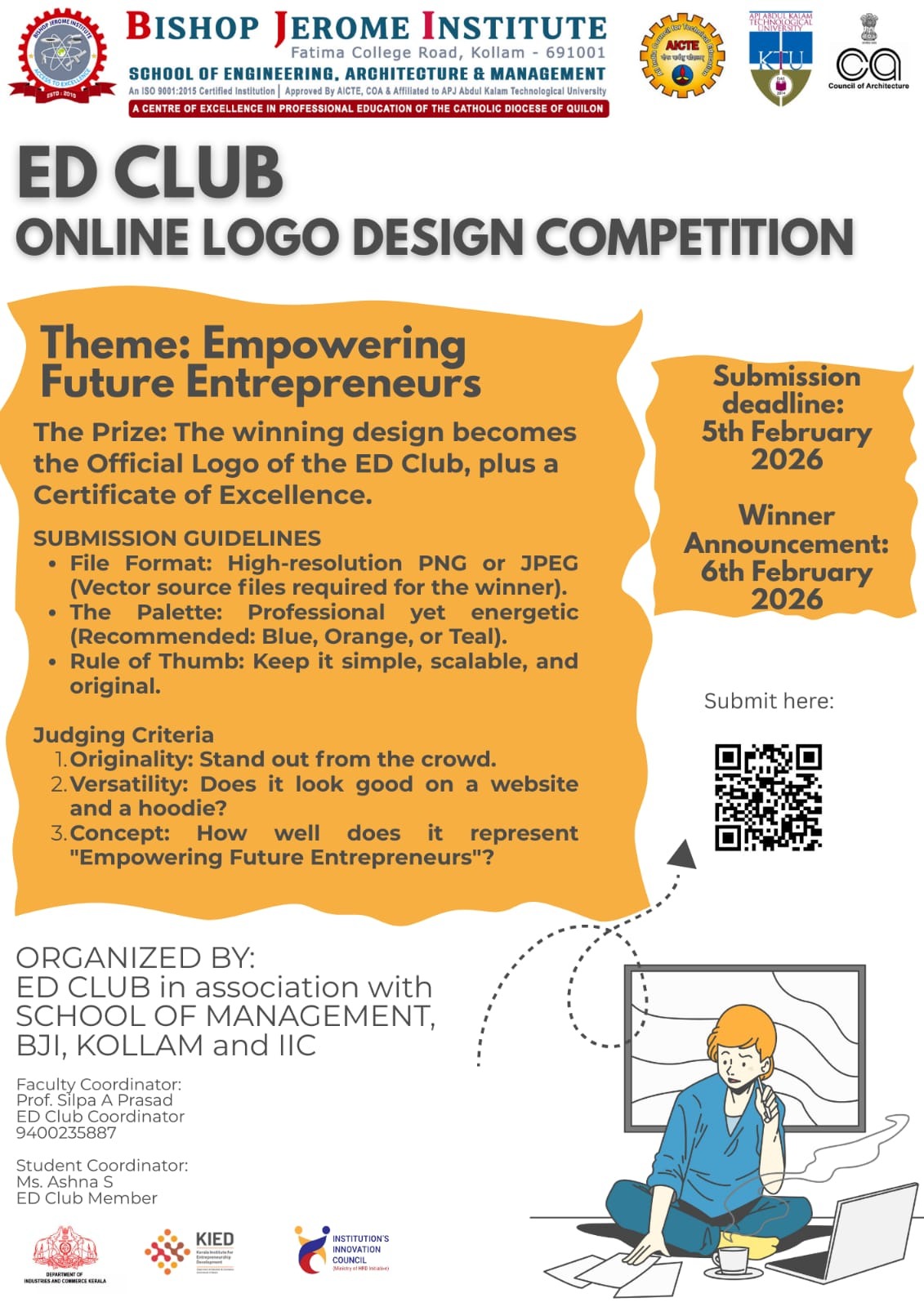 Calling All Creatives: BJI’s ED Club Announces Online Logo Design Competition